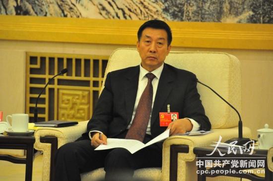 十八大代表、國資委主任王勇。人民網記者 曹華攝